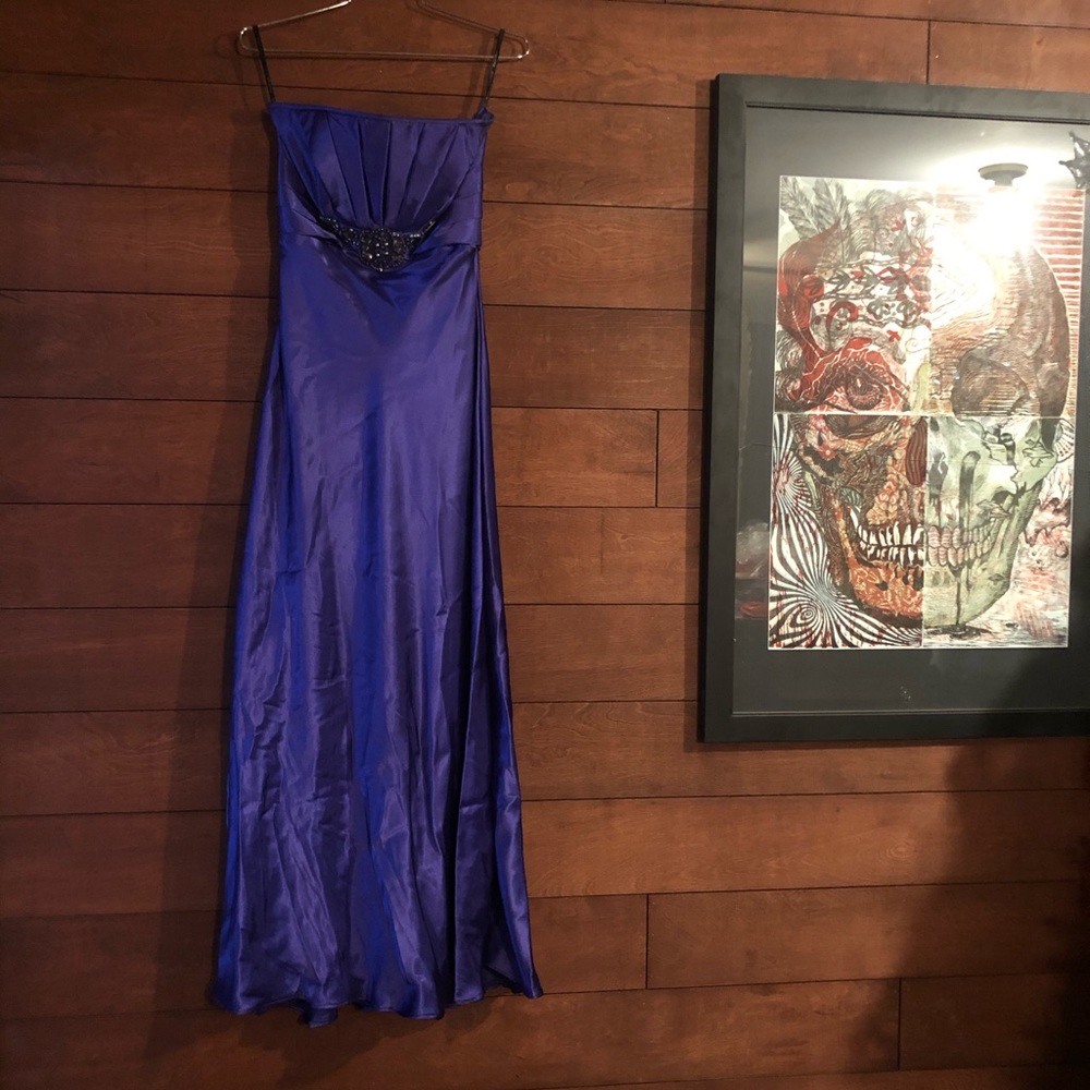Purple formal dress